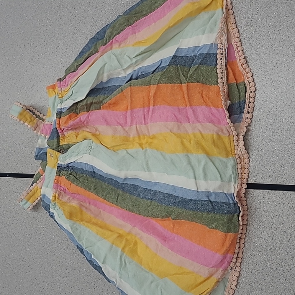 Tahari Multicolored Striped Kids Dress Size 4T - Picture 3 of 6